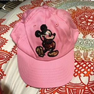 Pink Mickey Mouse hat brand new
